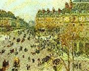 avenue de l, opera, Camille Pissarro
